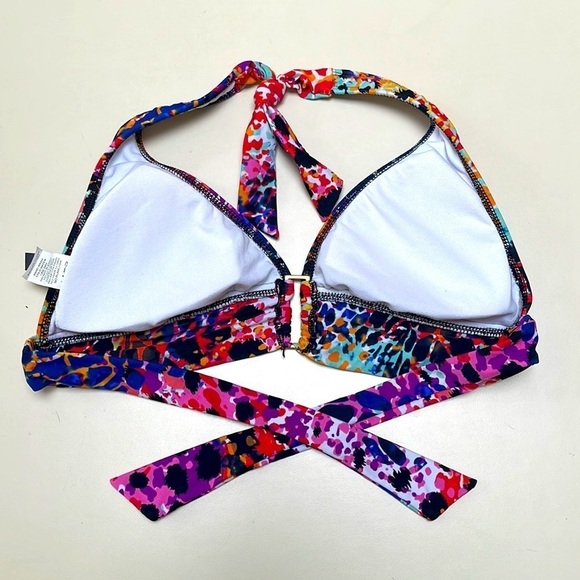 ❤️ KENNETH COLE Reaction Bikini Top Size M - Picture 3 of 5